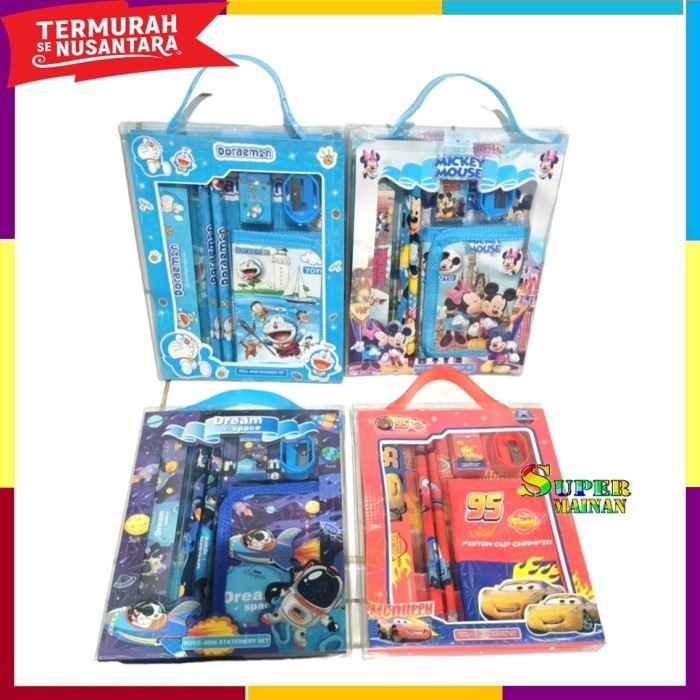 

NEW ! BEST SELLER Tempat Pensil Anak Sanrio Pencil Case Kuromi Paket Alat Tulis Anak Set Peralatan Sekolah Cinnamon Roll Sanrio My Melody Perempuan Laki Laki Souvenir Anak Tk Sd Paud Multifungsi - DOMPET 6IN1 CWO