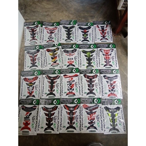 [ DELSER MOTOR ] TERLARIS STIKER TANGKI RACING TANK PADS PAD TANKPADS TANKPAD STICKER TIMBUL TANK ST