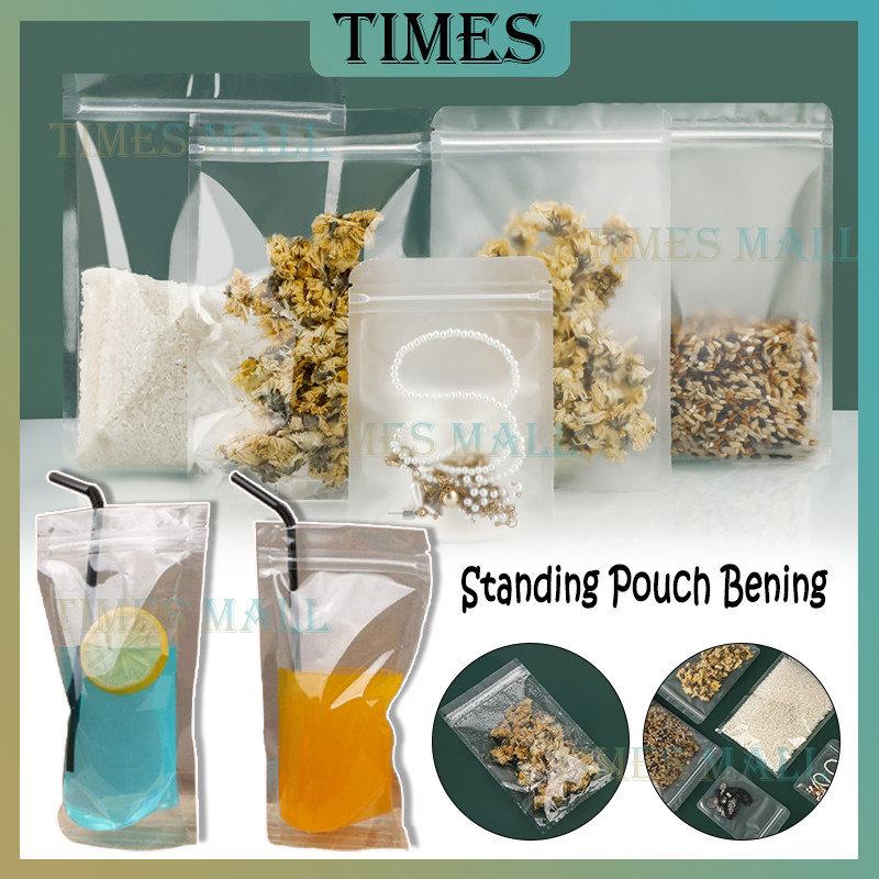 Kemasan Snack Makanan Plastik/Bungkus Makanan Kerupuk Snack/Sachet Buram Pouch/Plastik Klip Ziplock/