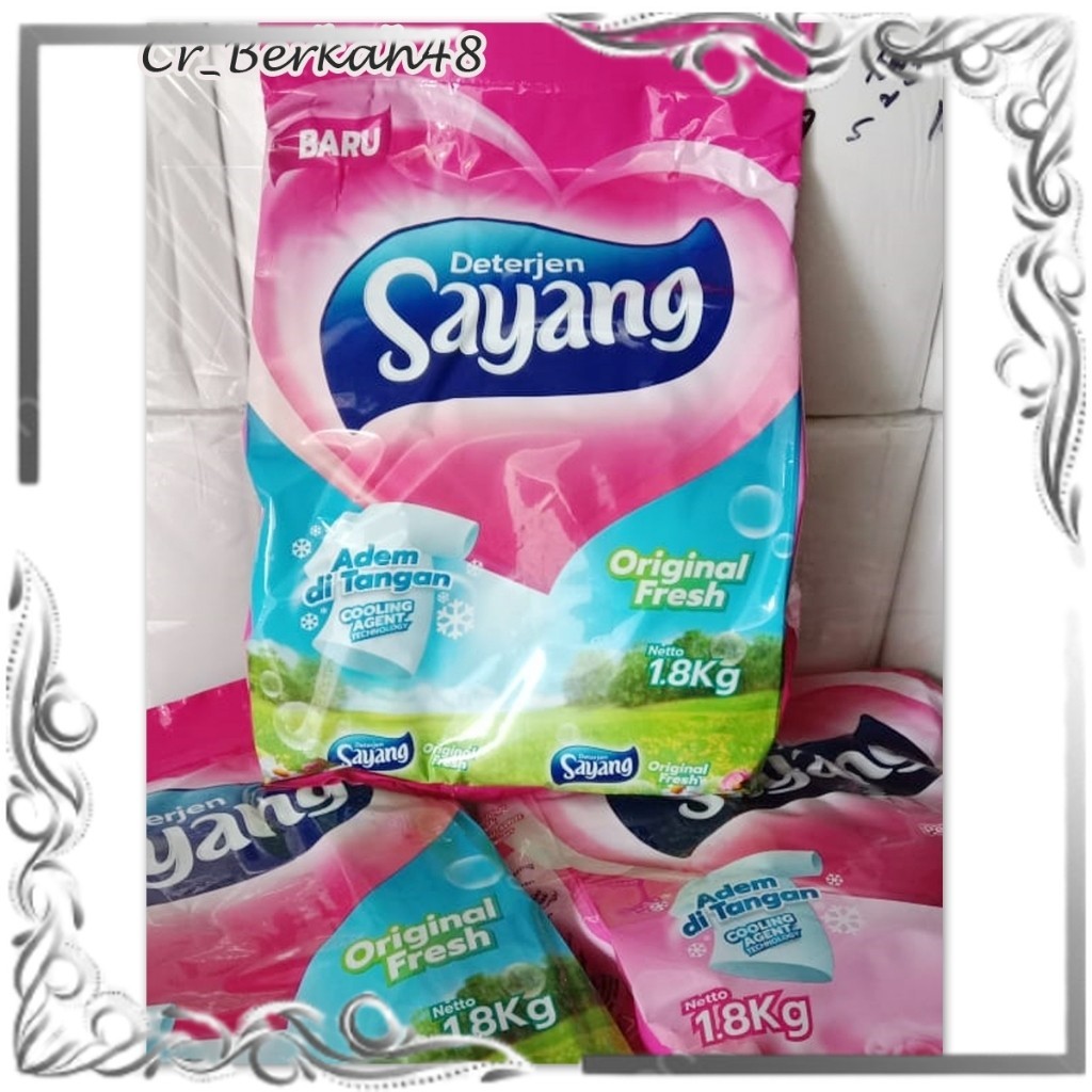 Deterjen sayang 1 8 kg promo/deterjen bubuk sayang 2kg murah promo/rinso sayang 1kg gratis ongkir/sa