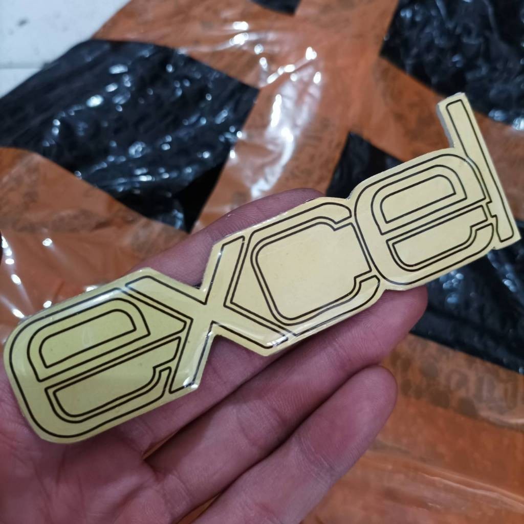 Emblem tepong vespa excel model resin
