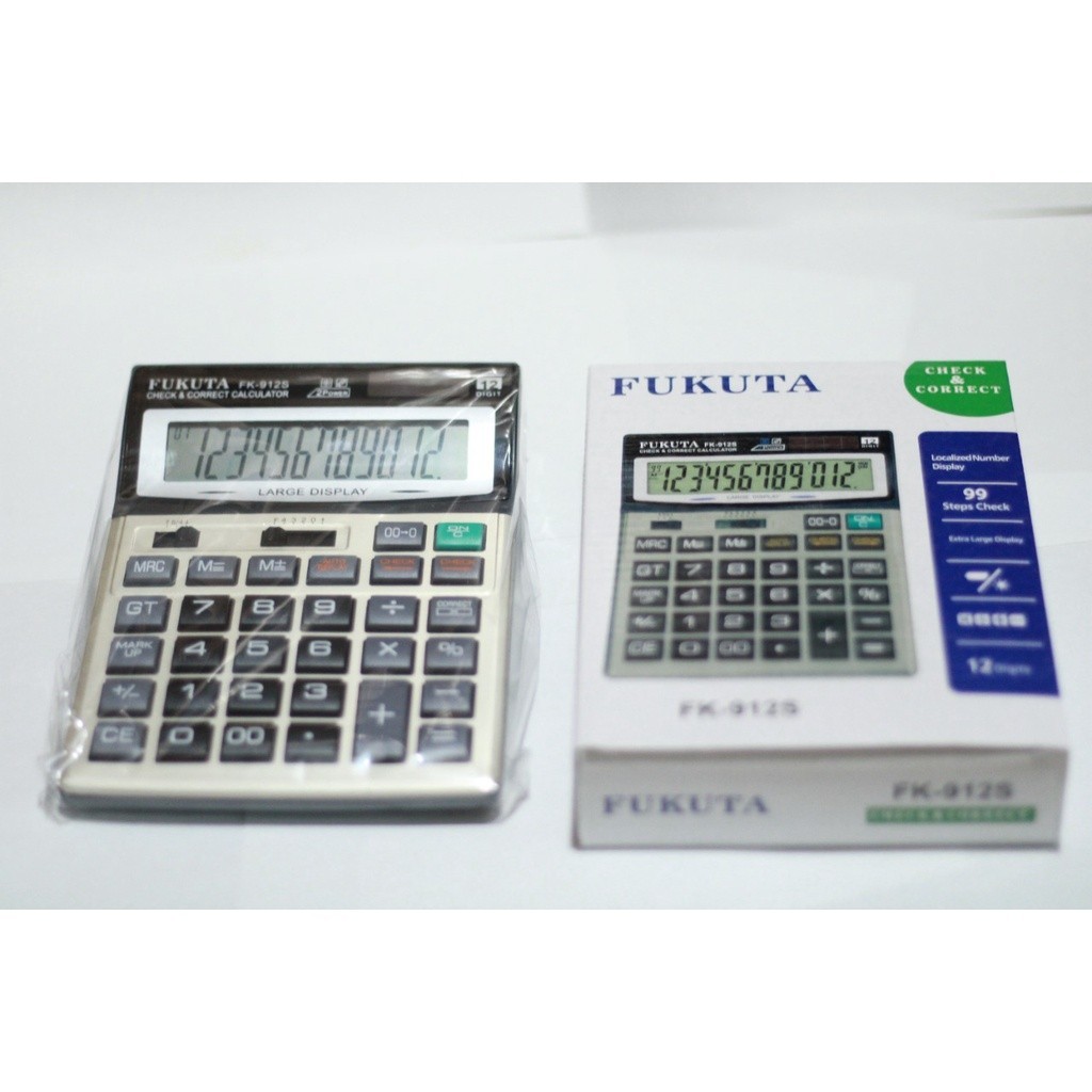 

Termurah - Kalkulator - Alat hitung ekonomis - FUKUTA ALAT HITUNG KALKULATOR FK912 / CALCULATOR 12 DIGIT TERMURAH