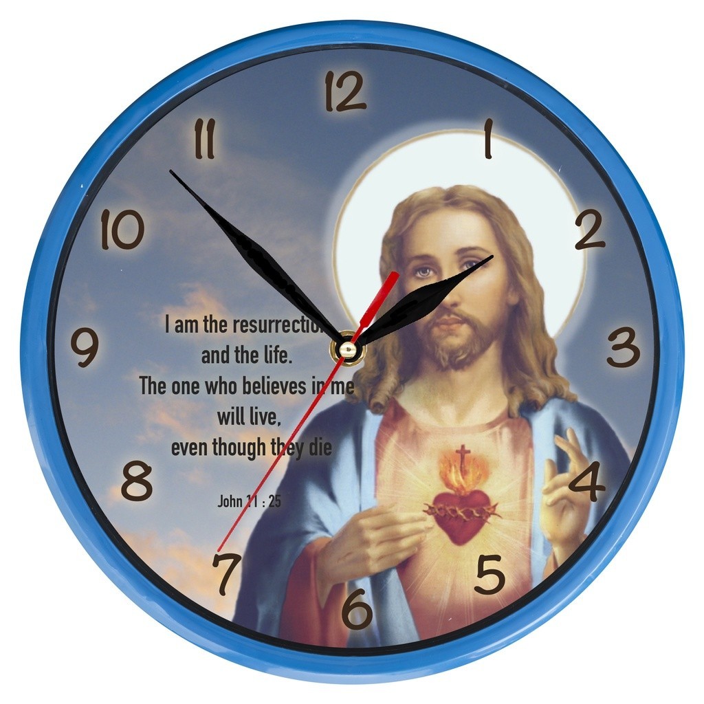 Jam Dinding Yesus - Kebangkitan & Hidup Ayat Alkitab