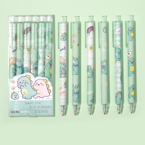 

[WRSR27] PULPEN GEL KARAKTER DINO GREEN KARTUN PULPEN MEKANIK KARTUN UNTUK PELAJAR