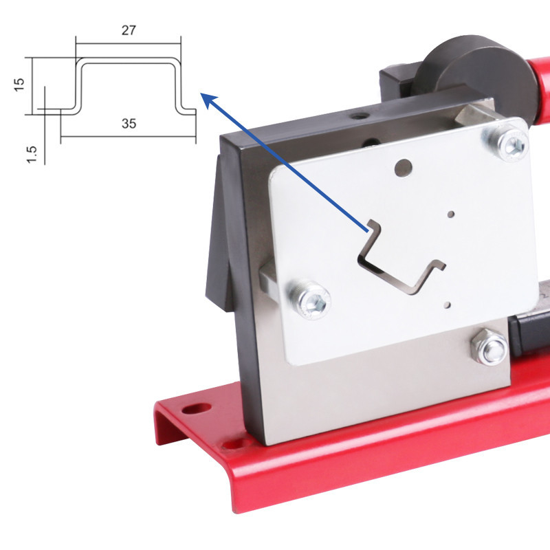 din rail cutter, esay cut din rail, R110B din rail cutter with measure gauge