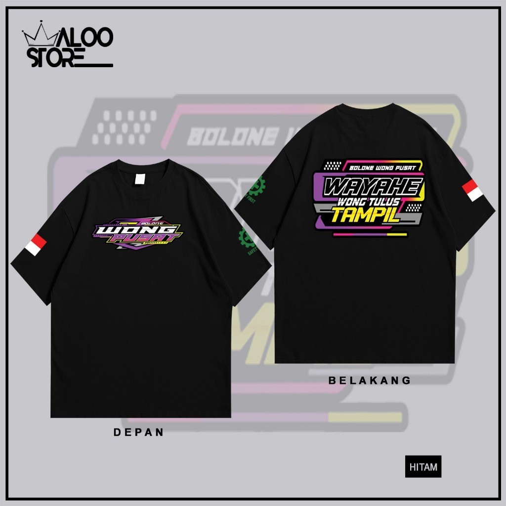 DTF | Kaos Wayahe Wong Tulus Tampil Wong Pusat Unisex | Kaos Distro Wong Pusat | Kaos Gus Iqdam - Ti