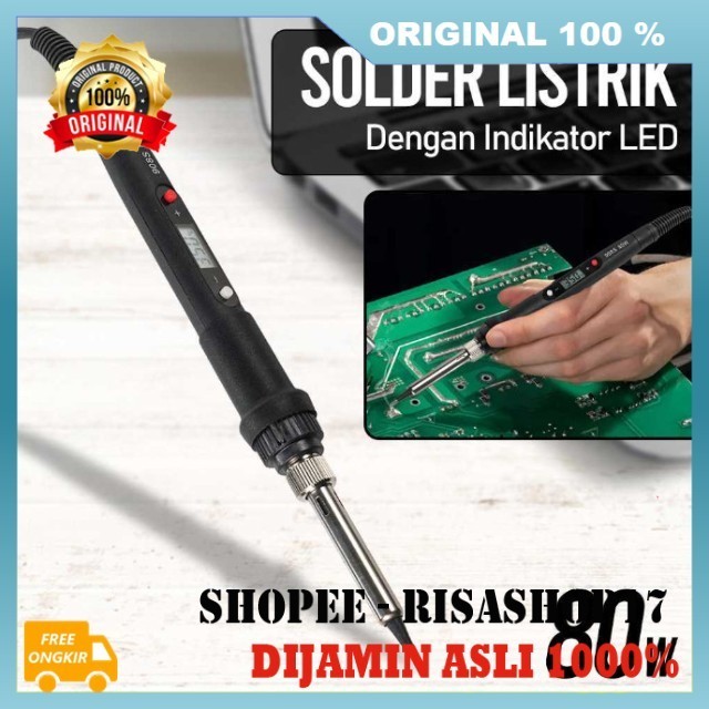 Solder Listrik Digital Solder Listrik Adjustable Solder Listrik 80watt Alat Solder Listrik 100% ASLI