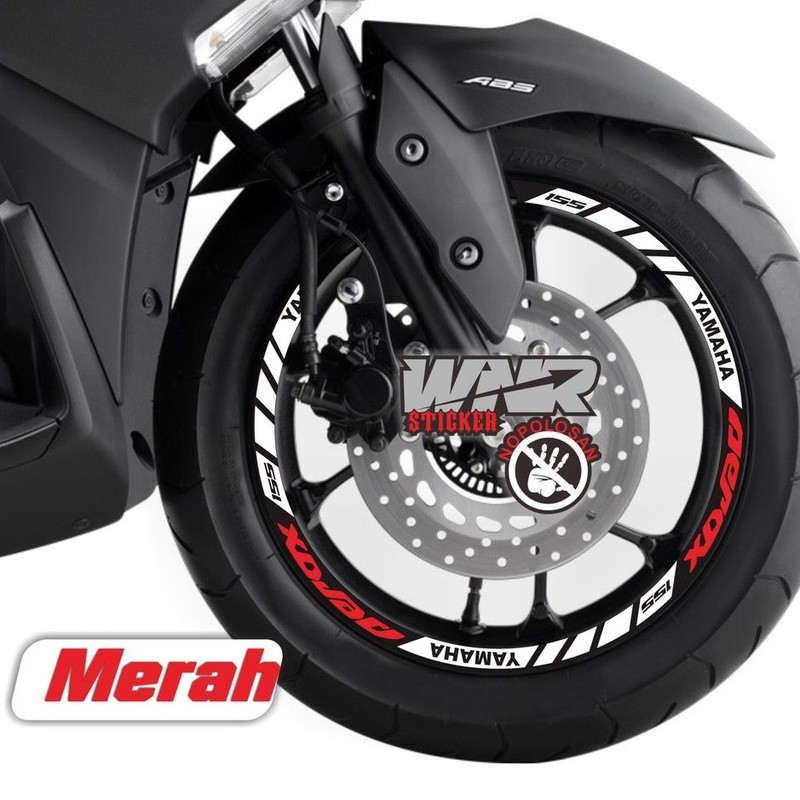 promo sticker velg yamaha aerox lis velg new aerox