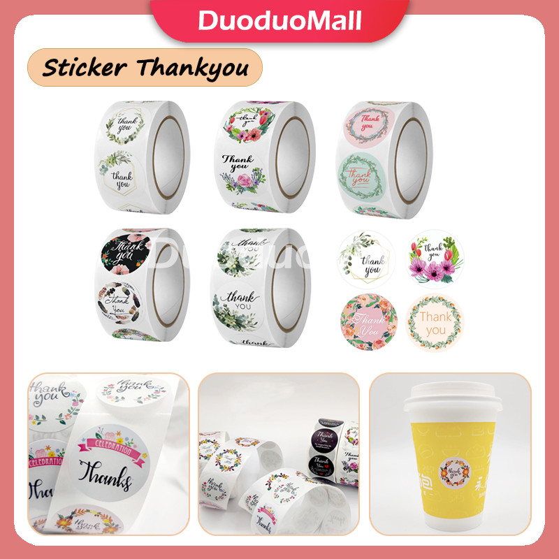 

Stiker Thankyou 1 Roll 500Pcs/Sticker Thank You