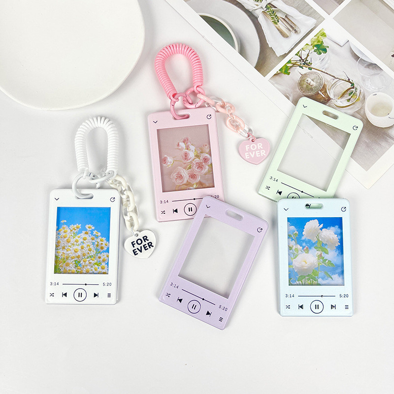 

1 Piece Creative Kpop Card Holder Korean Fashion Display Student Card Protector for Kids Idol Photocard Holder Student Supplies