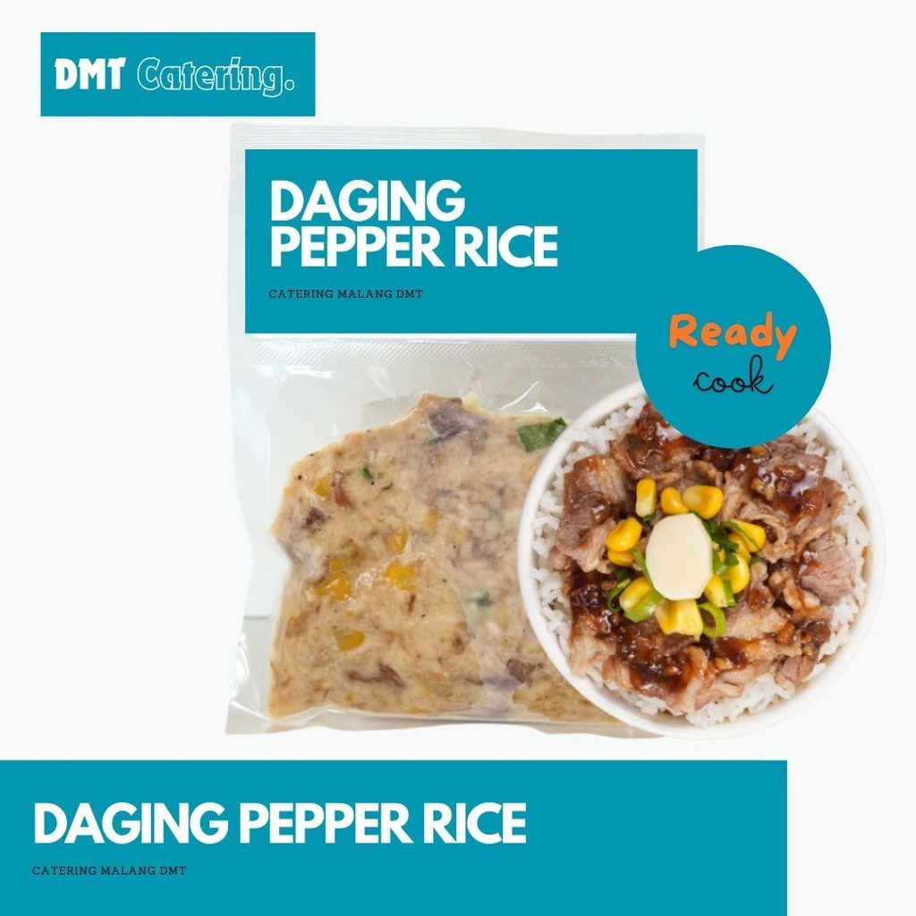 

Daging Pepper Rice DMT Catering Malang /Bisa dikirim ke Luar Kota
