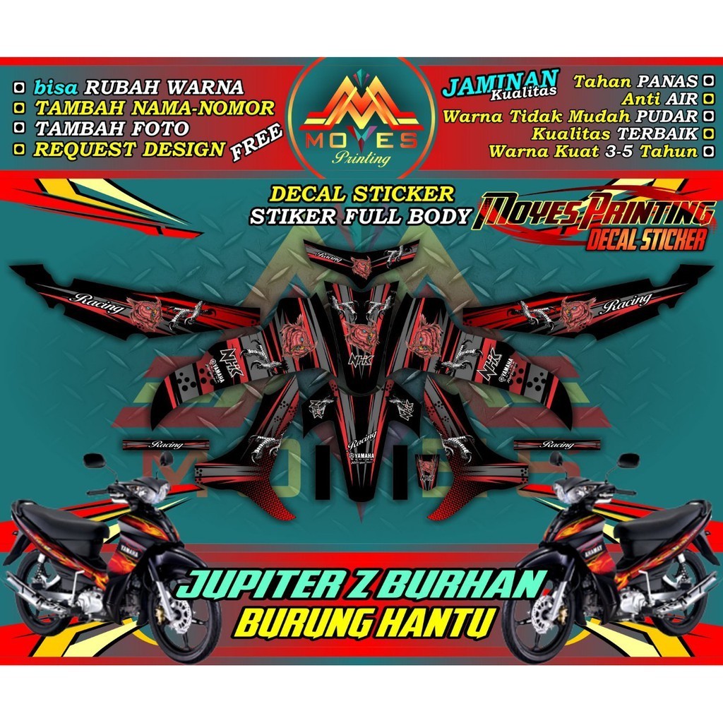 decal jupiter z decal stiker motor jupiter z decal full body jupiter z stiker motor jupiter z burhan