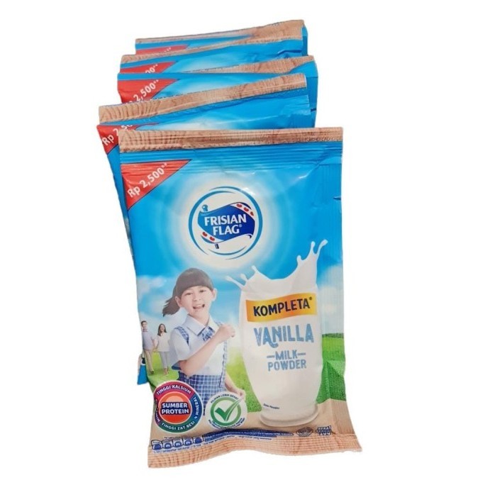 

SUSU FRISIAN FLAG KOMPLETA BUBUK 1 RENCENG ISI 10 - Vanila AYUSHOP57