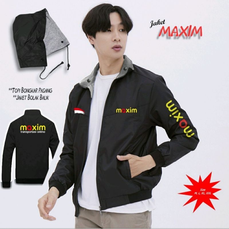 BB MAXIM / JAKET BOLAK BALIK MAXIM / MAXIM DRIVER / JAKET BB MAXIM / JAKET DRIVER / JAKET MAXIM / JA