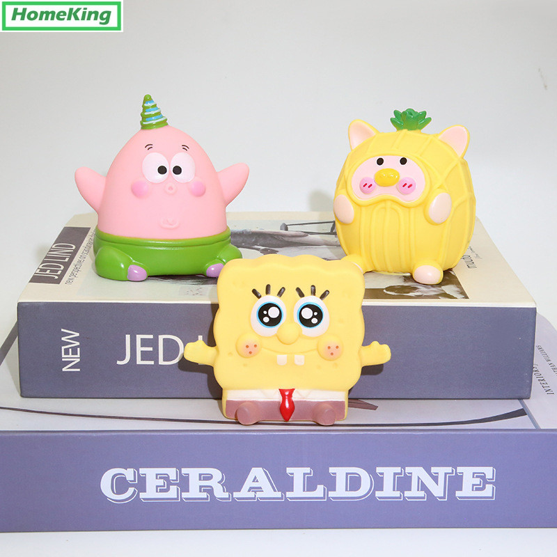 Hiasan Hiasan Topper Kue Ulang Tahun Spongebob/Topper Kue Karakter Spongebob / HomeKing
