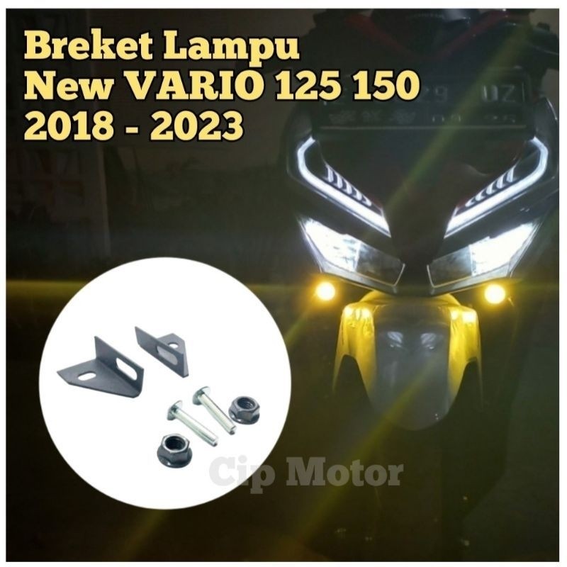 Breket Dudukan Lampu Tembak motor Vario 125 Vario 150 Vario 160