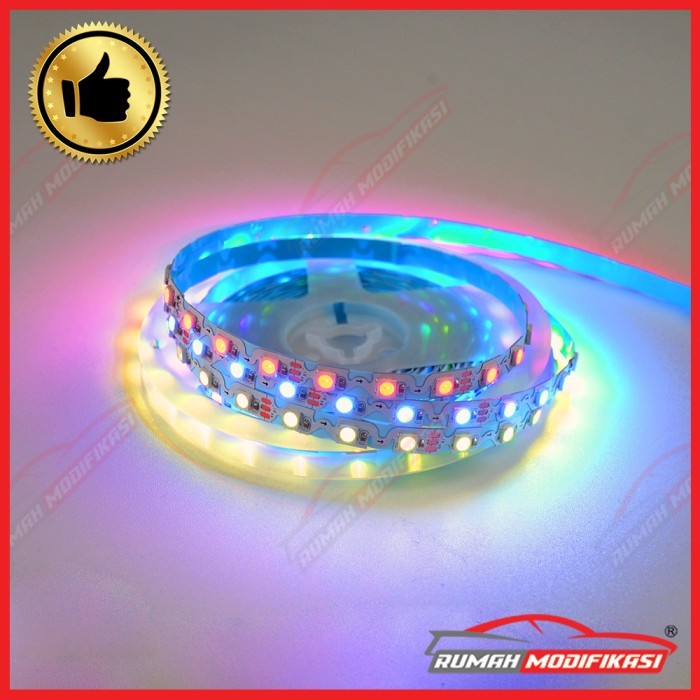 FLEKSIBEL LED STRIP - RGB - 8MM - 60 LED - WS2812 5V