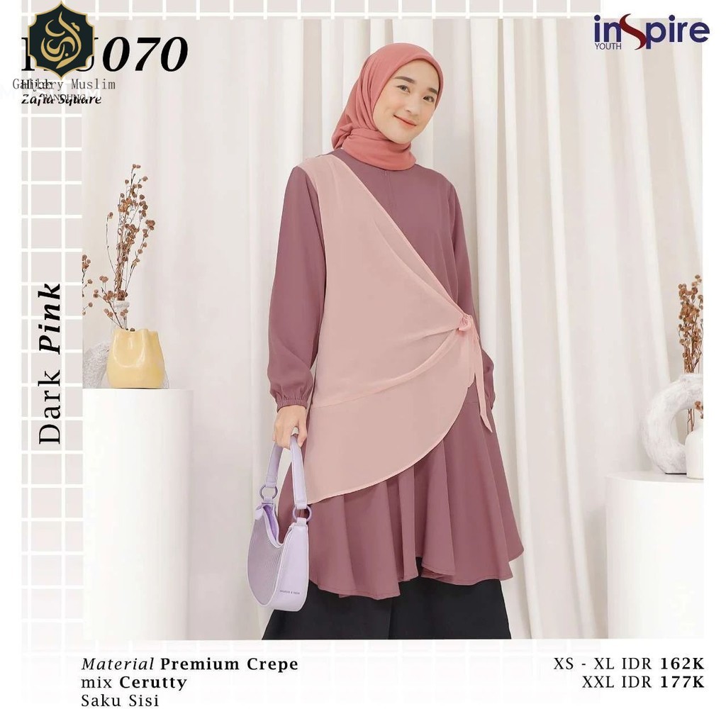 Gallery Muslim Bandung Inspire Itu 070 Pakaian Atasan Tunik Wanita Model Baru by Nibras Original Bra