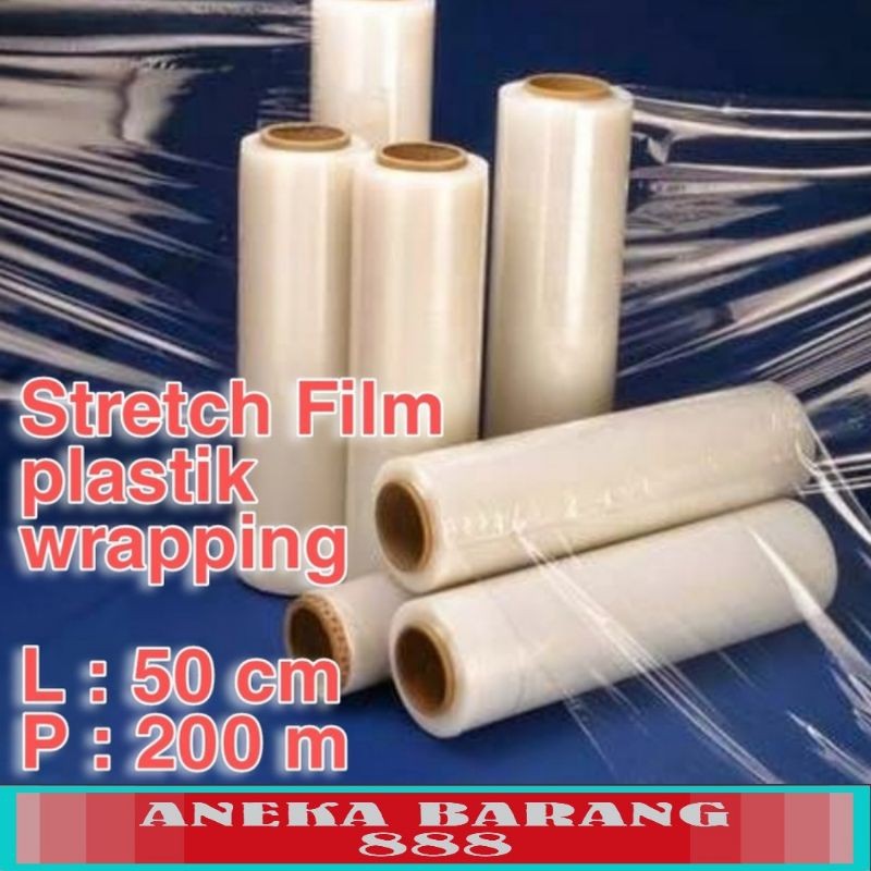

plastik wrapping uk 50cm x 200m - plastik wrapping barang