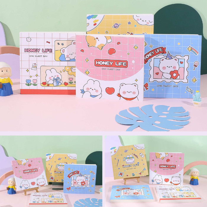 

YUH Buku Sketsa 92 Lembar Buku Gambar Anak Polos 24K Drawing Book