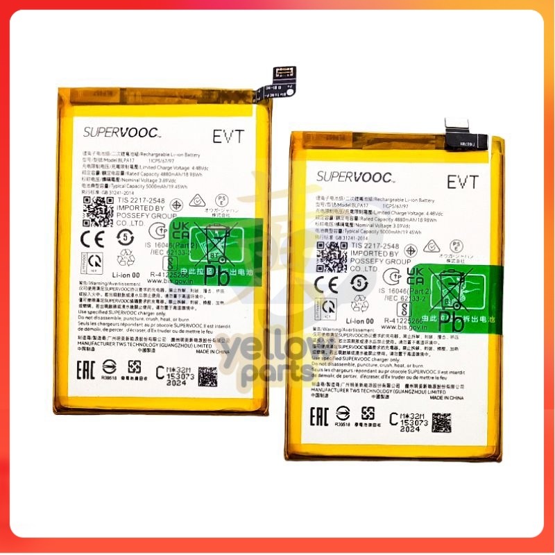 BATTERY BATRE BATERAI REALME C53 BLPA17 ORI