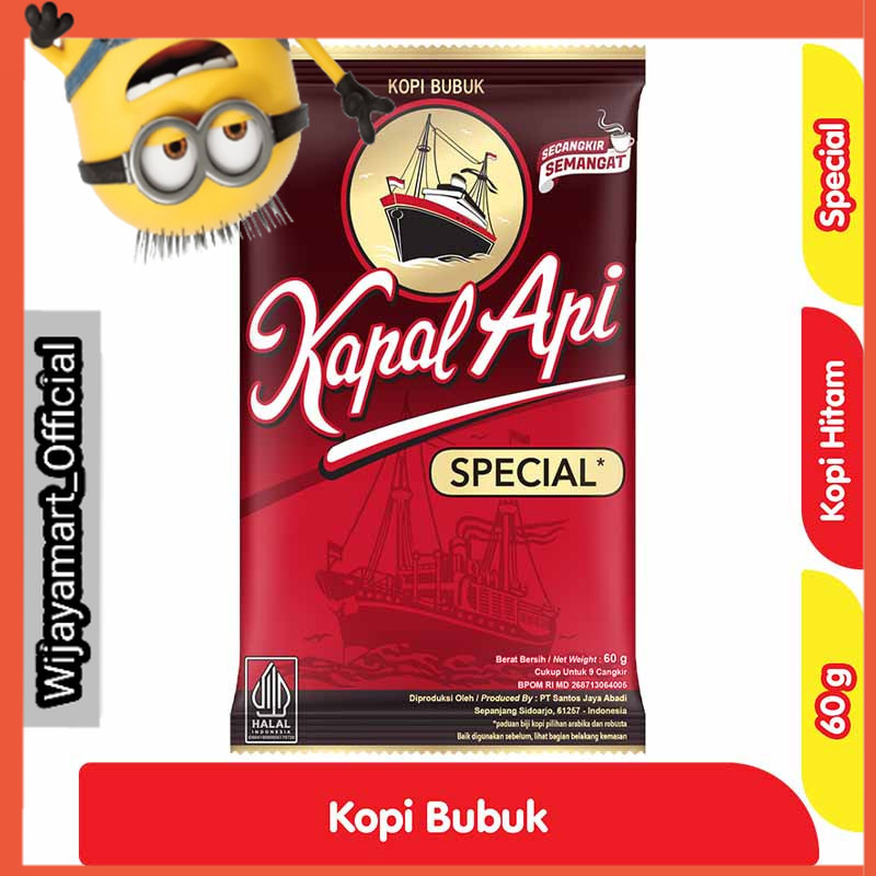 

Kapal Api Kopi Bubuk Instan Special 60 g