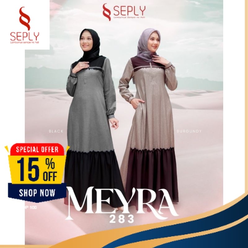 Gamis Dewasa Meyra 283 Dress Muslim By Seply