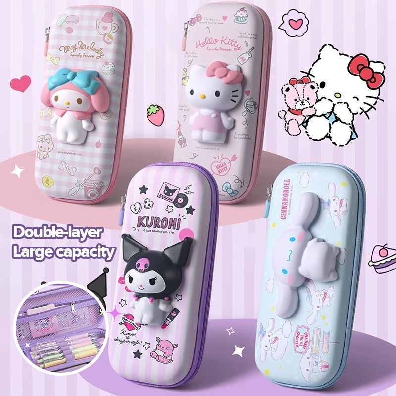 

Sanrio 3D Tempat Pensil Anak Laki Laki Waterproof Kotak Pensil Anak Perempuan Alat Tulis Sekolah