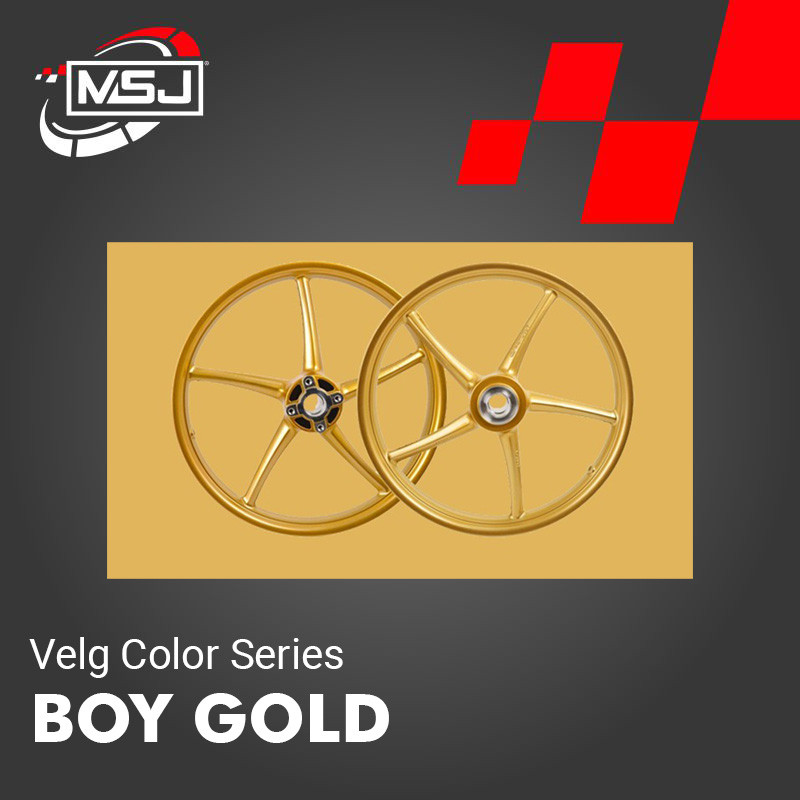 Cat Velg Mobil / Motor Racing Boy Gold | Velg Colour Series | MSJ