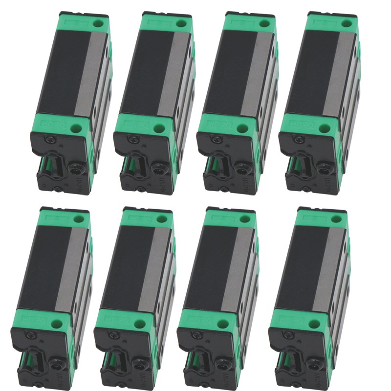 

8 Pieces HIWIN HGH20CA Linear Guide Slider Block for HGR20 Linear Guideway
