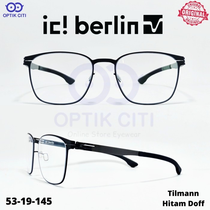 Frame Kacamata Pria IC Berlin Tilman 53 Original