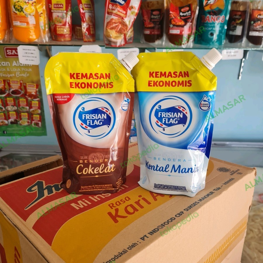 

Susu Frisian Flag Kental Manis dan Coklat 545 gr Pouch