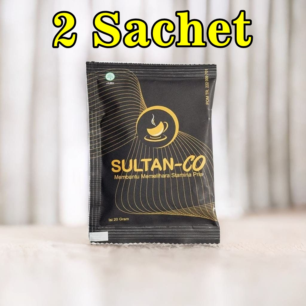 

Sultan-Co Kopi Ginseng Stamina Pria Dewasa Kuat Tahan Lama 1 Sachet @20 Gram