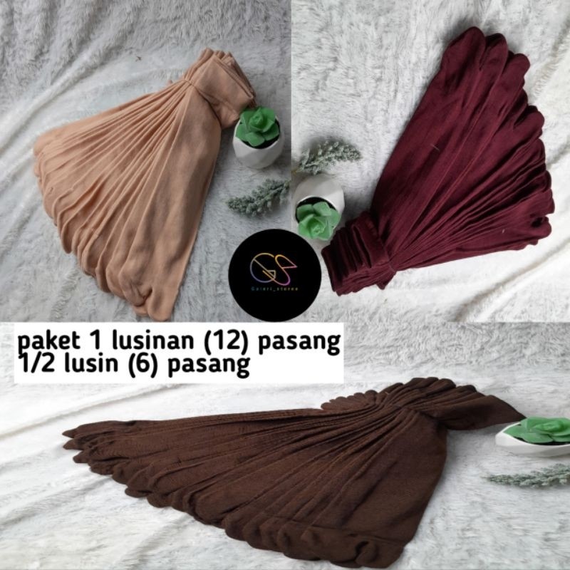 kaos kaki jempol polos lusinan/kaos kaki jempol muslimah/kaos kaki jempol polos/kaos kaki jari musli