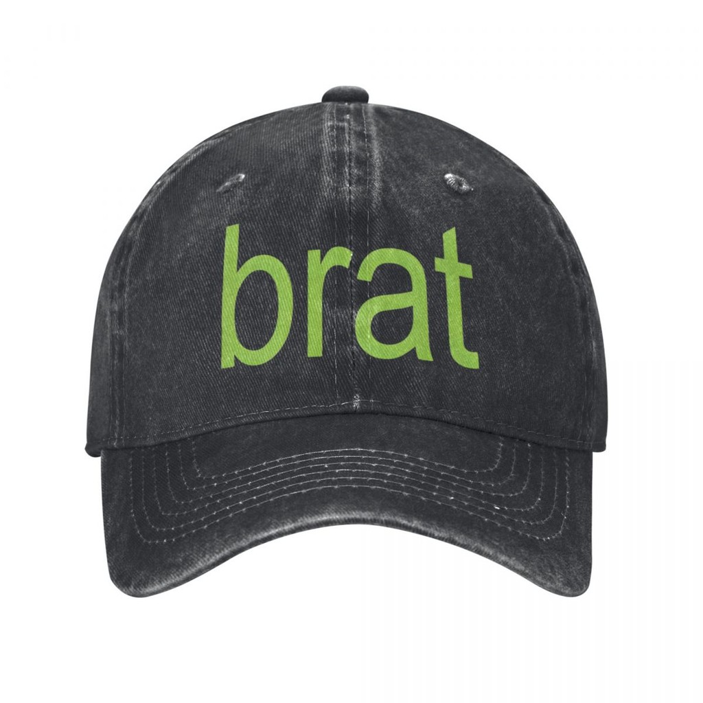 Brat Album Green Men Women Baseball Caps Charli Xcx Distressed Denim Hats Cap Retro Outdoor Running 