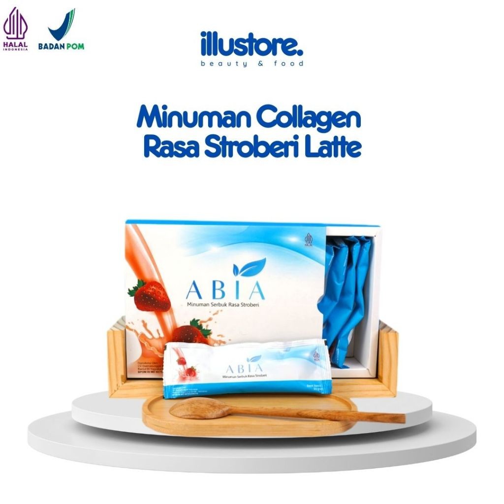 

ABIA Collagen Drink 1 box 10 Sachet | Minuman Kolagen Pencerah Badan | ABIA Premium Collagen Drink | Colagen Beauty Drink