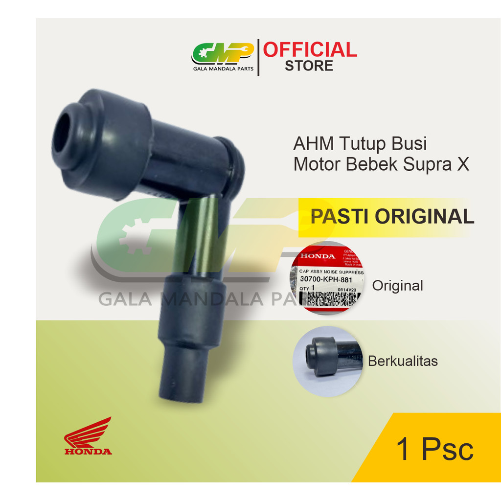 Tutup Busi AHM Kepala Cangklong Cop Busi Motor Supra X Grand Honda Bebek