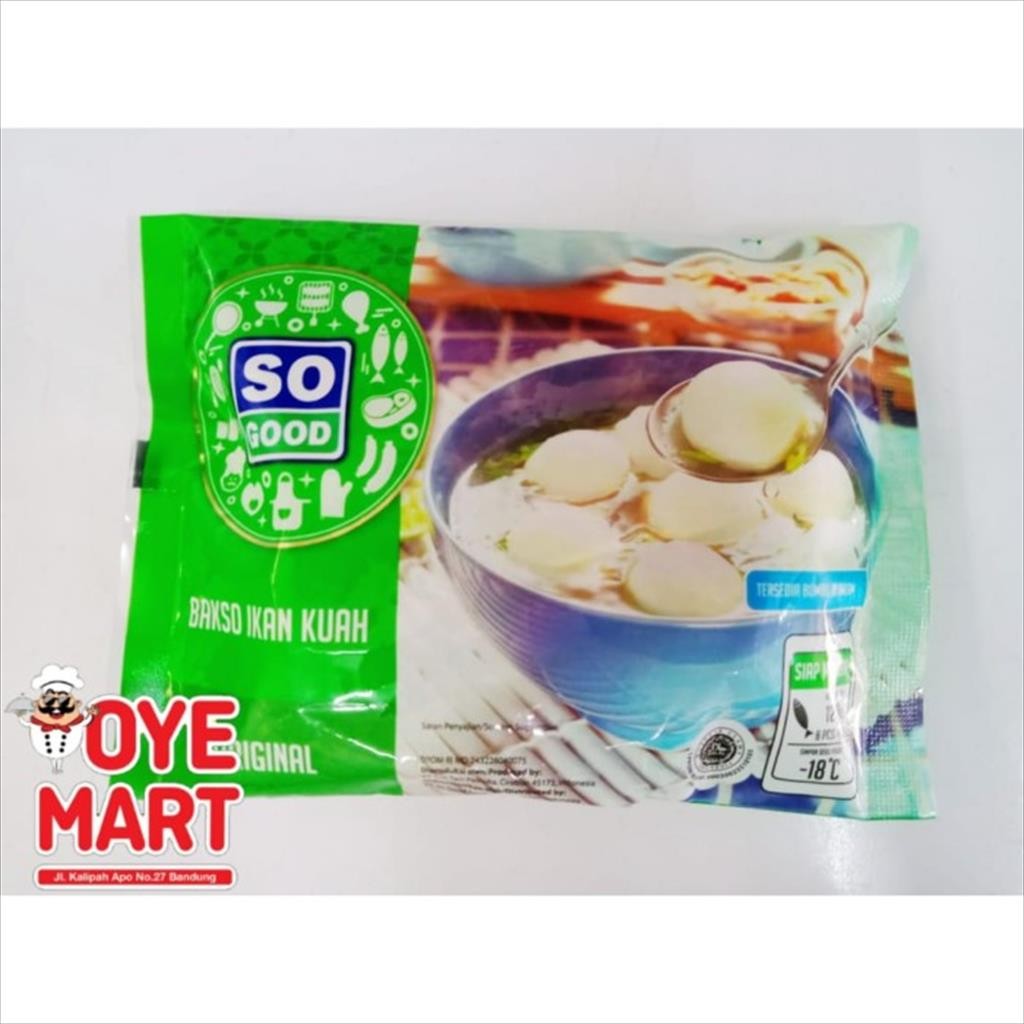 

SO GOOD BAKSO IKAN KUAH ORIGINAL 120GR / BASO IKAN