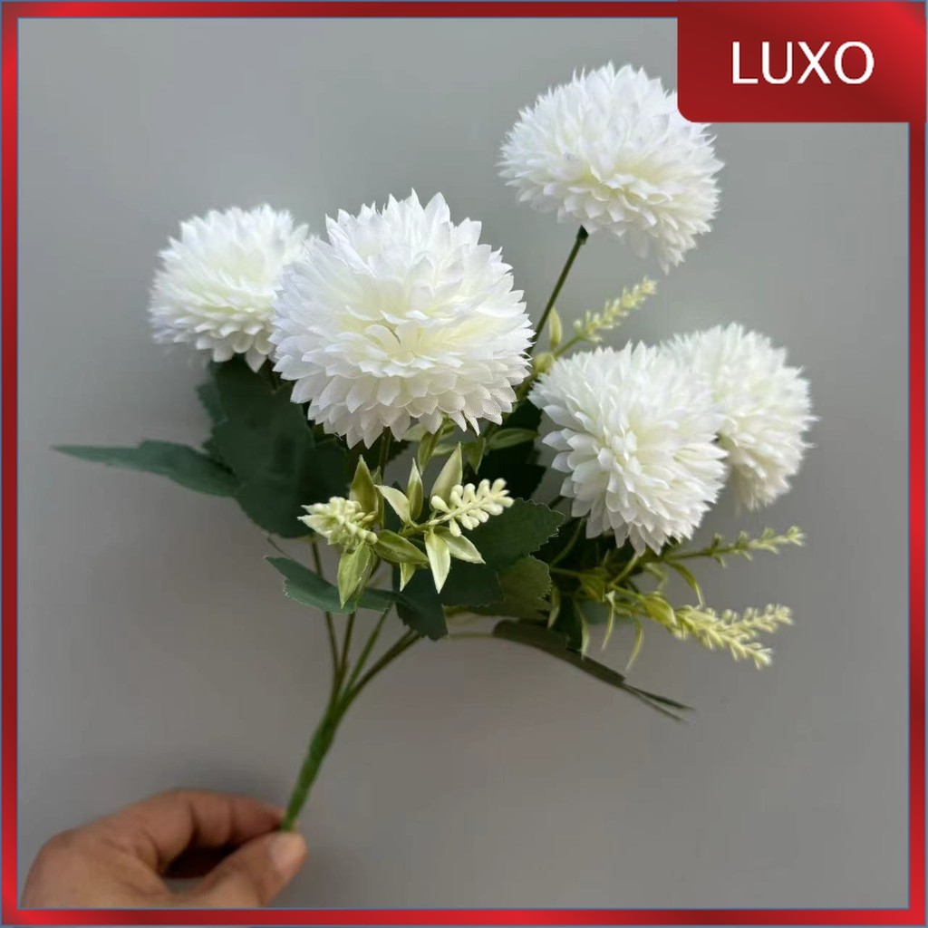 LUXO - Bouquet bunga P106 BOLA  Artifisial Dekorasi Hiasan Seserahan Buket Palsu