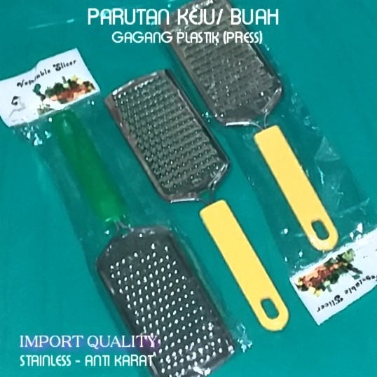PERABOTAN DAPUR/ Parutan Keju/ Alat Parut Buah Stainless Import