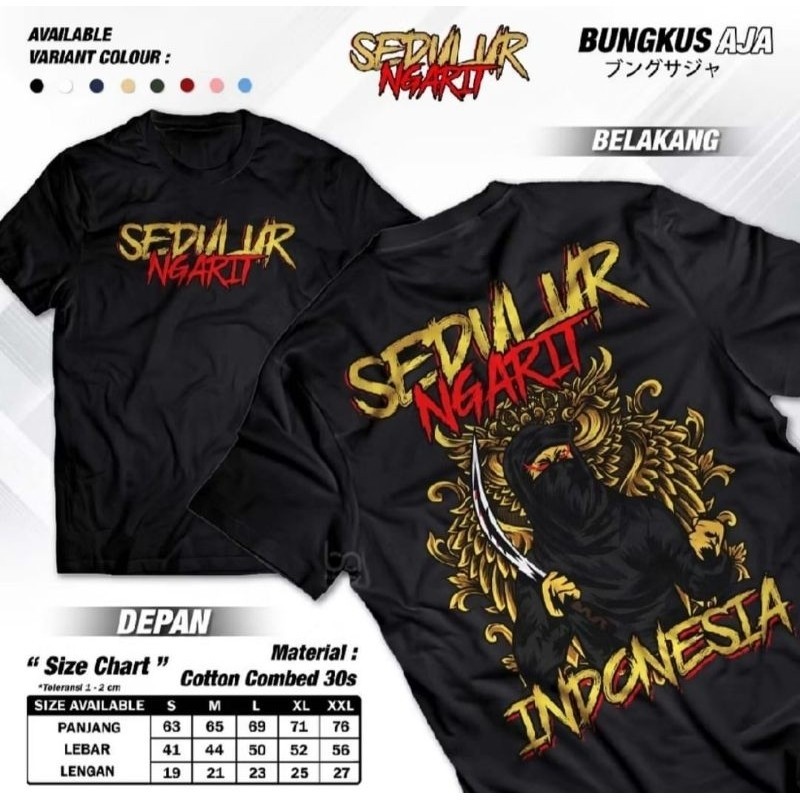 KAOS SEDULUR NGARIT INDONESIA