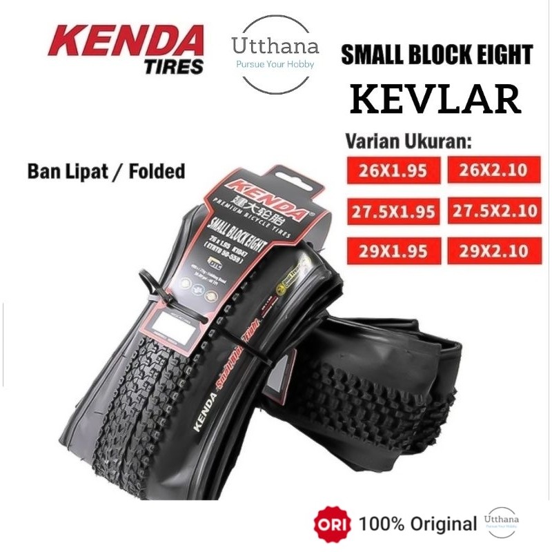 Kenda K1047 Ban Luar Small BlockEight Folded Kevlar 26 27.5 29 inch