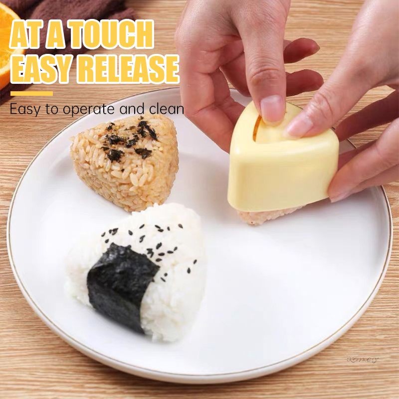 

COD⭐⭐Cetakan Makanan Pendamping Bayi DIY Cetakan Bola Nasi Segitiga Cetakan Sushi