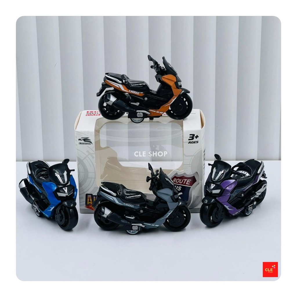 MAINAN MINIATUR PANJANGAN MOTOR NMAX DIECAST METAL