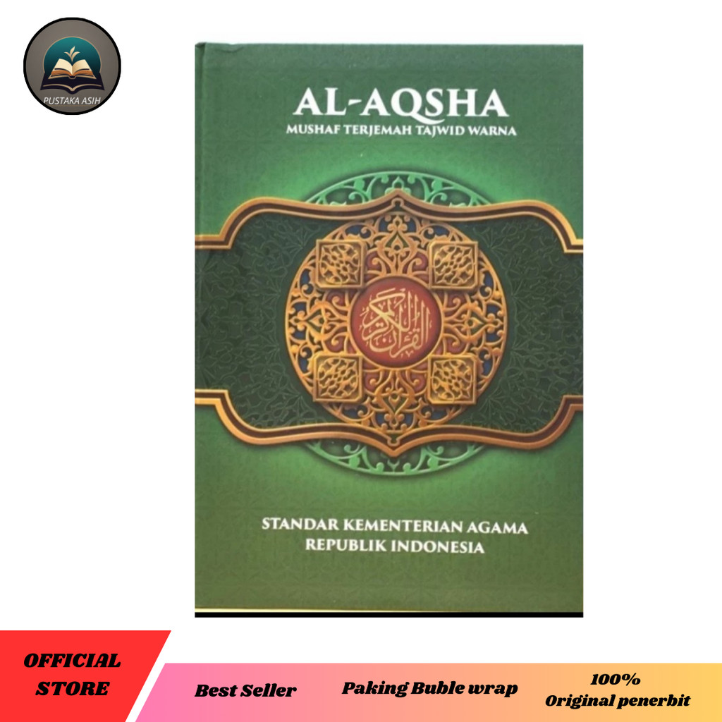 Al Quran AL AQSHA Terjemah dan Tajwid Warna HVS B5