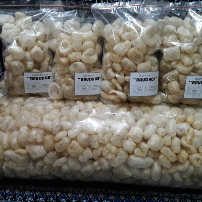 

BEST SELLER Kerupuk Kulit "RAUDHOH" Ukuran 1 bal