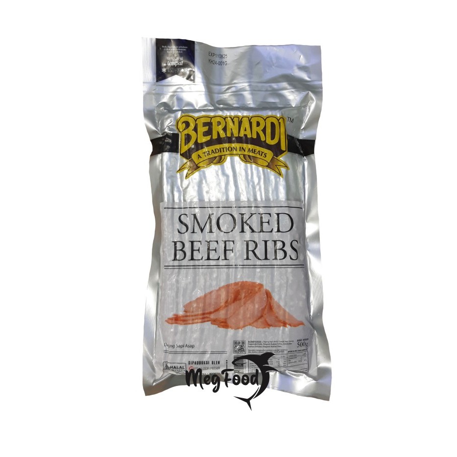 

Bernardi Smoked Beef Ribs | Daging Sapi Asap 500 Gram
