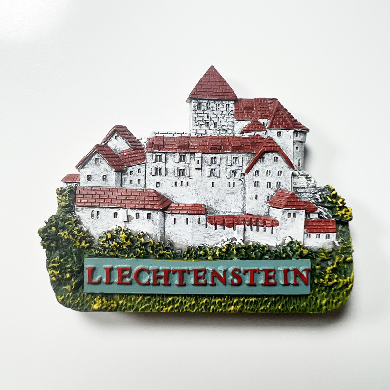 

Principality of Liechtenstein Fridge Magnets Vaduz Castle Travelling Souvenirs Message Board Magnetic Stickers Home Decor Gifts