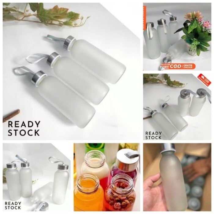 BOTOL DOFF KACA MINUM SOUVENIR TUMBLR