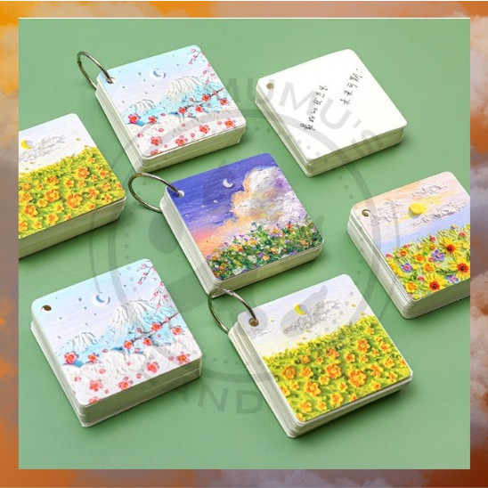 

Mini Notebook/Notepad dengan Gantungan/Memo Ring Notebook